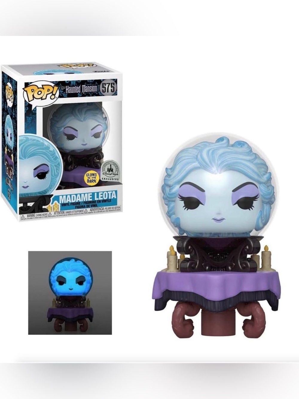 Funko Pop Disney #575 Haunted Mansion Madame Leota GID Brand New